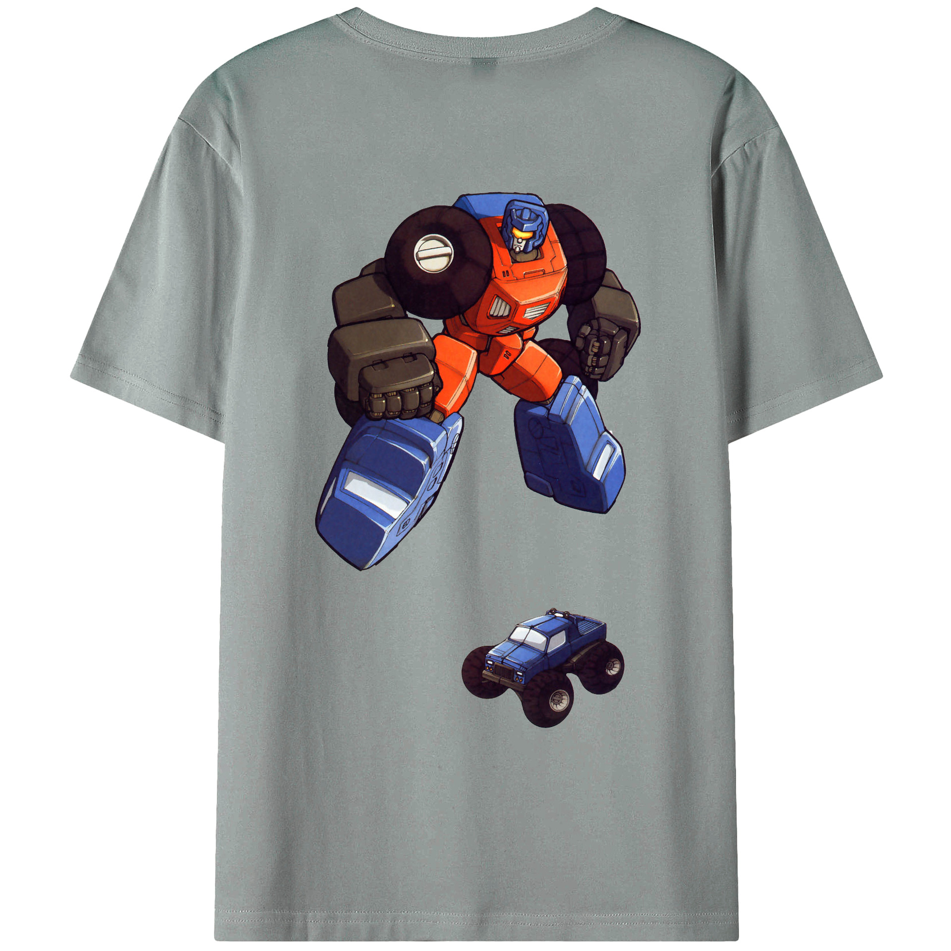 （画像用）  綿100％ メンズ半袖Tシャツ（バックプリント） 通気性